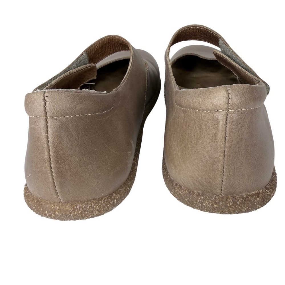 Taos Ultimate Mary Jane Shoes Leather Beige Tan EUR 40 US 9-9.5 - Picture 6 of 11